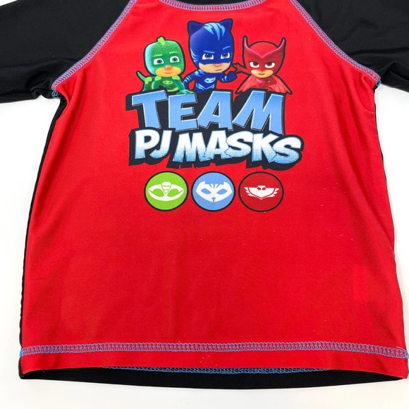 PJ Masks Toddler Boys Rash Guard Swim Shirt Size 2T - Picture 5 of 10
